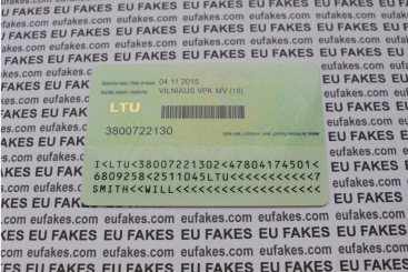 Lithuanian ID Card 1 