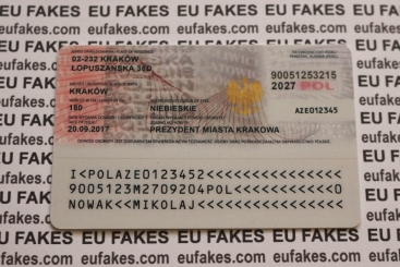 Polish Identity Card Old 1 