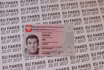 Identity card fake